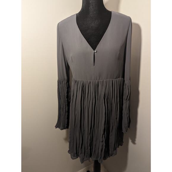 Ali & Jay charcoal grey blouse top shirt - Picture 1 of 8